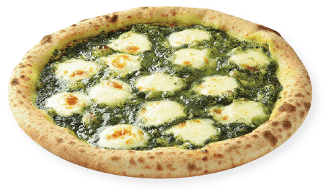 モッツァレラのバジルソース